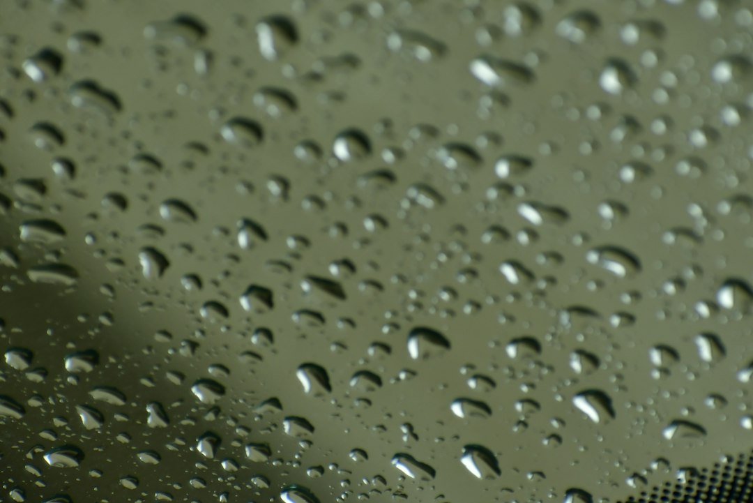 Water beads on durable waterproof fabric